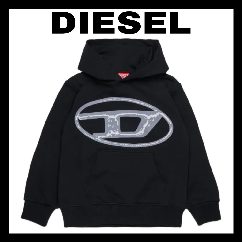 ✴Sparkle歐美精品✴ Diesel Oval D 長袖連帽大學T 連帽衛衣 青年款 現貨真品-規格圖11