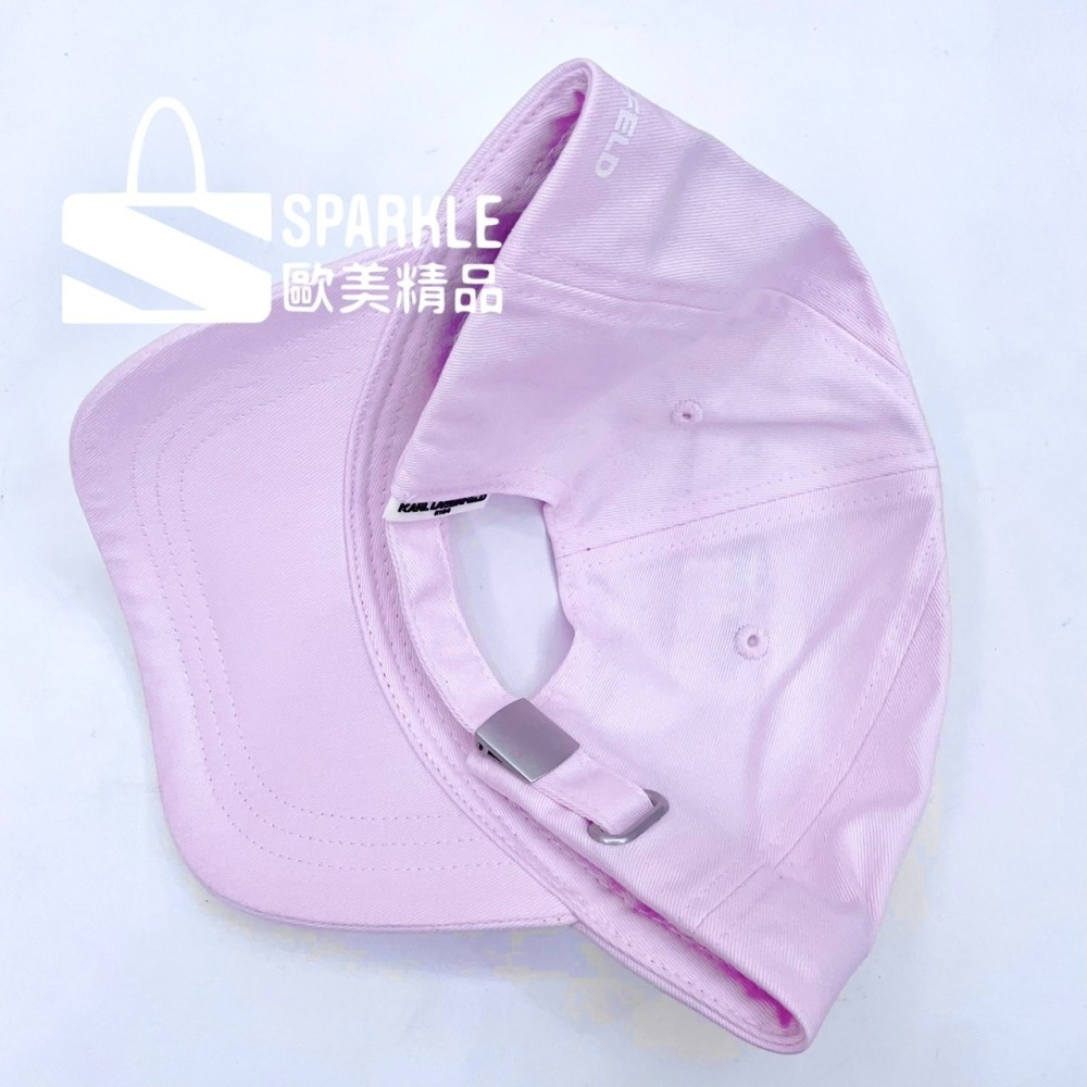 ✴Sparkle歐美精品✴ Karl Lagerfeld 卡爾貓大頭帶鑽墨鏡棒球帽 帽子 青年版 現貨真品-細節圖9