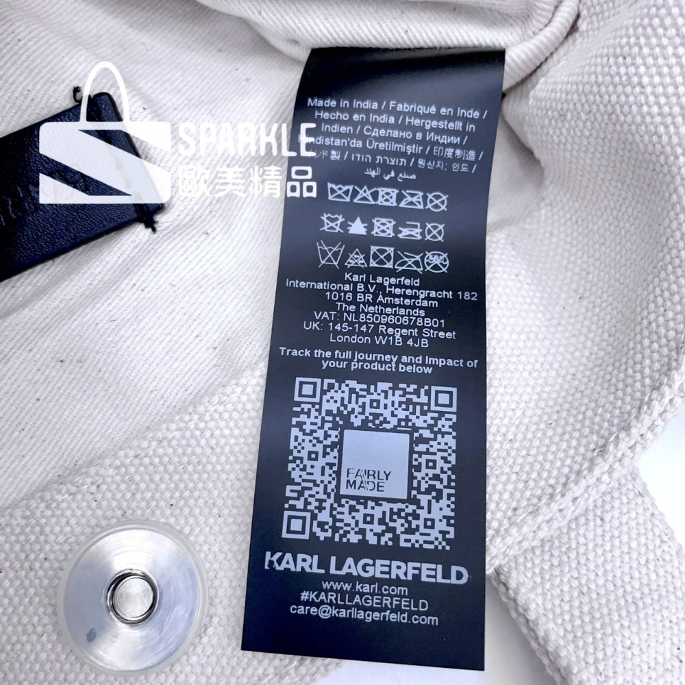 ✴Sparkle歐美精品✴ Karl Lagerfeld老佛爺卡爾貓咪帶鑽手提包 托特包 肩背包 側背包 現貨-細節圖11