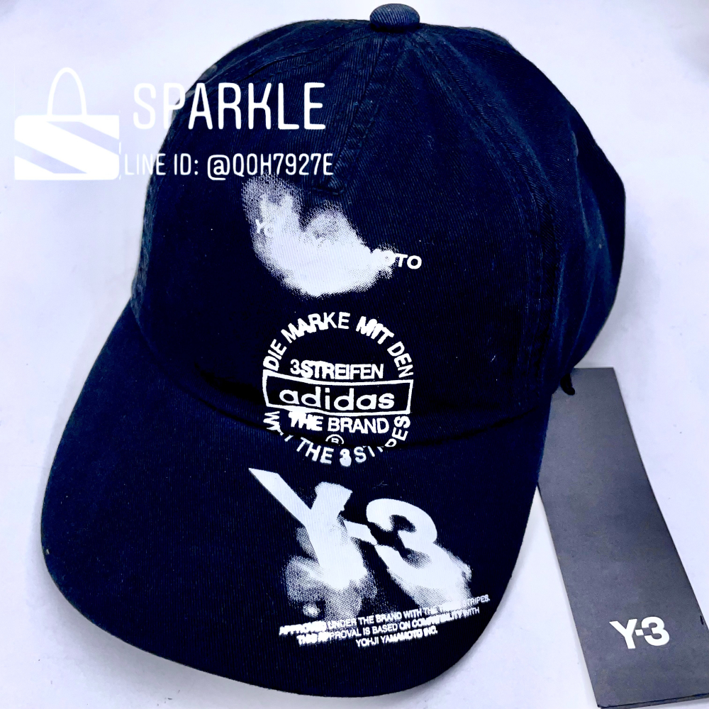 ✴Sparkle歐美精品✴ Y-3山本耀司 品牌大logo印花帽 Y3帽 Y3棒球帽 KC3339 男女可戴 現貨真品-細節圖10