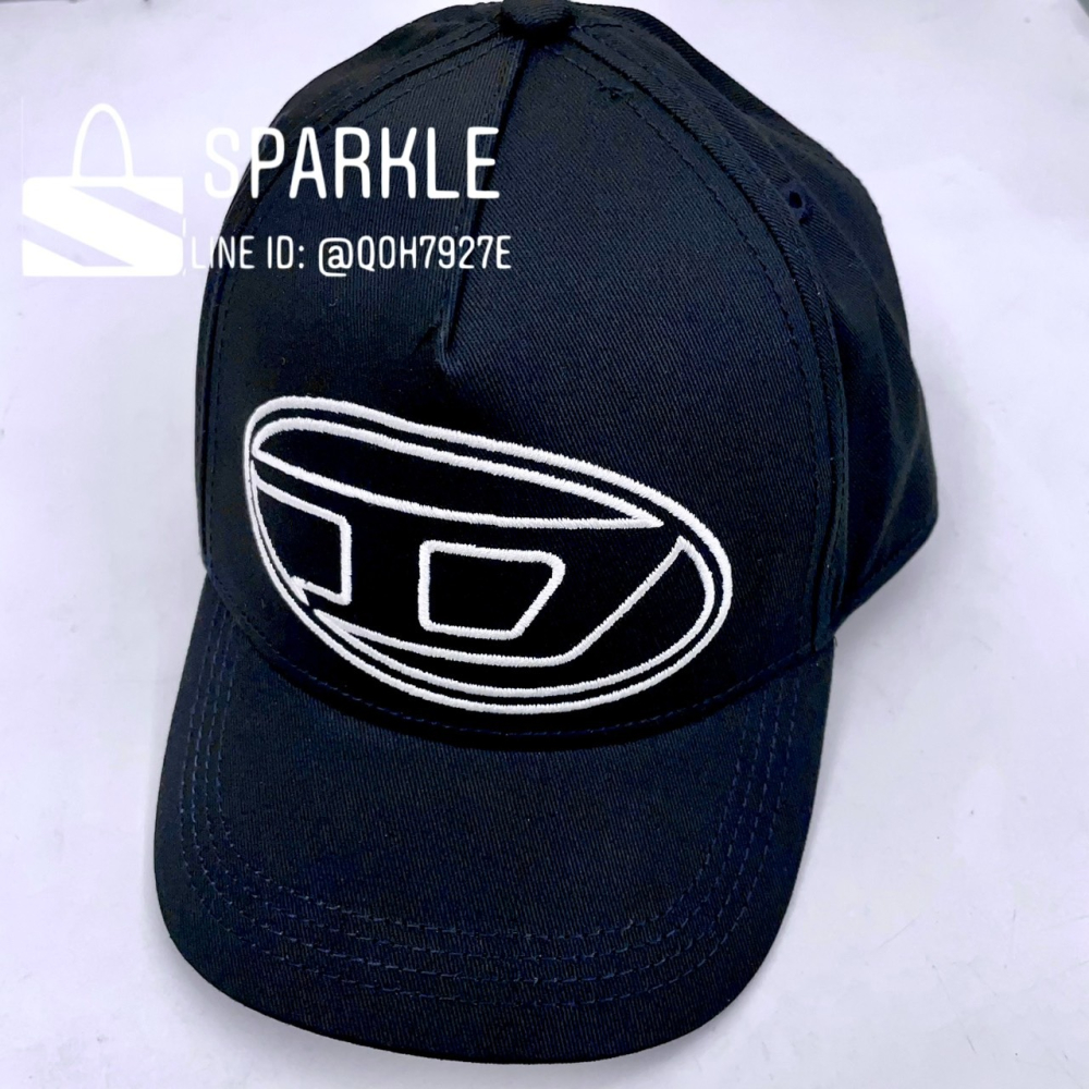 ✴Sparkle歐美精品✴ DIESEL OVAL D 刺繡橢圓D標誌棒球帽 青年版 現貨真品-細節圖5