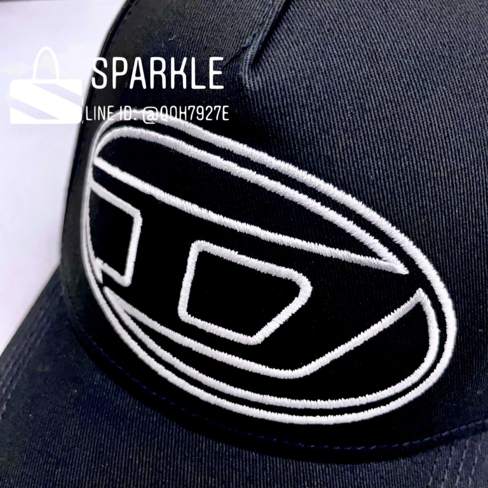 ✴Sparkle歐美精品✴ DIESEL OVAL D 刺繡橢圓D標誌棒球帽 青年版 現貨真品-細節圖6