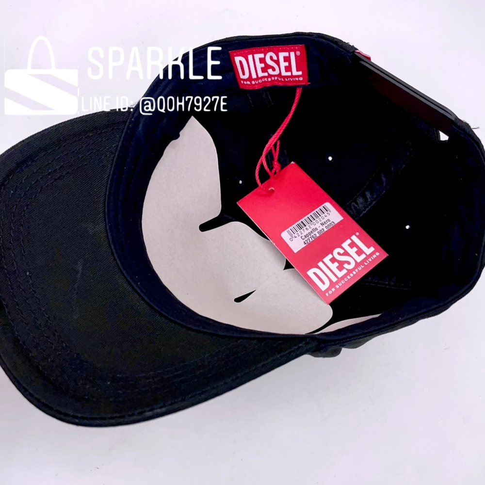 ✴Sparkle歐美精品✴ DIESEL OVAL D 刺繡橢圓D標誌棒球帽 青年版 現貨真品-細節圖7