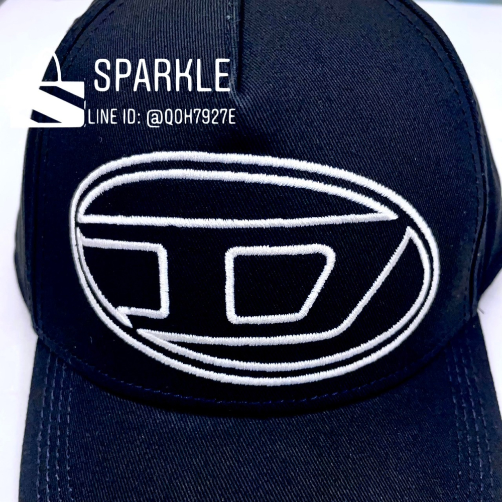 ✴Sparkle歐美精品✴ DIESEL OVAL D 刺繡橢圓D標誌棒球帽 青年版 現貨真品-細節圖10