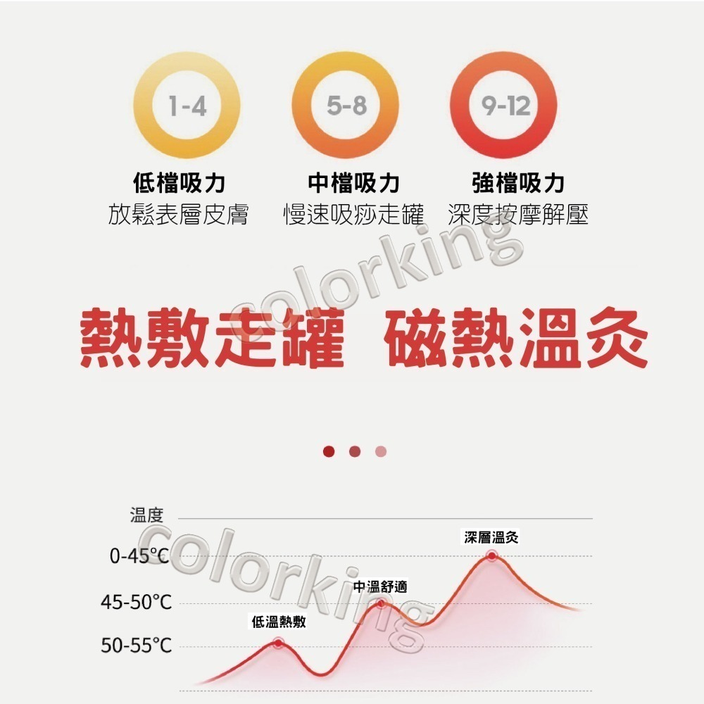 12檔負壓 3檔控溫 電動吸痧機 拔罐疏通儀 按摩機 拔罐 拔罐器 滑罐 刮痧 刮痧儀 刮痧機-細節圖5