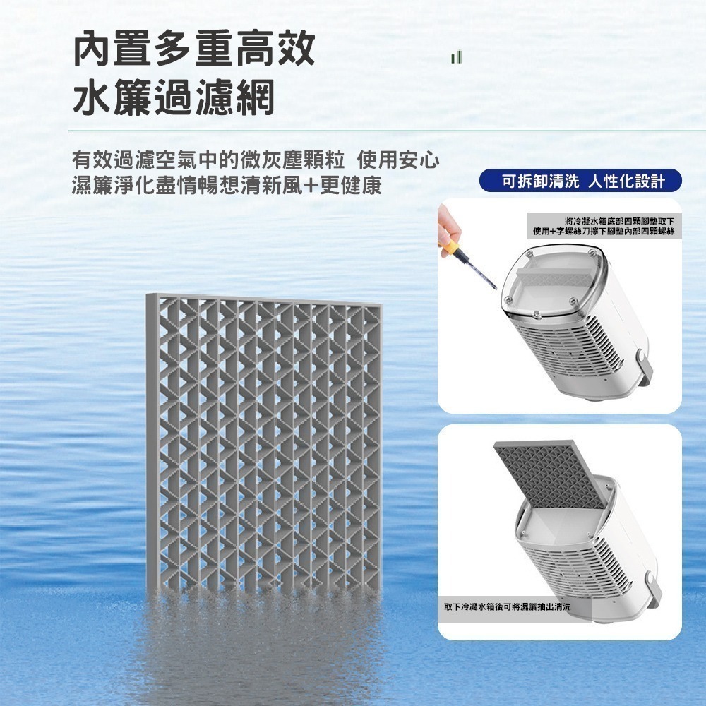 【GAARii】桌上型小型水冷風扇噴霧風扇 桌上型冷風機迷你風扇 水霧風扇 噴霧風扇 涼風扇 霧化扇 水冷扇-細節圖2