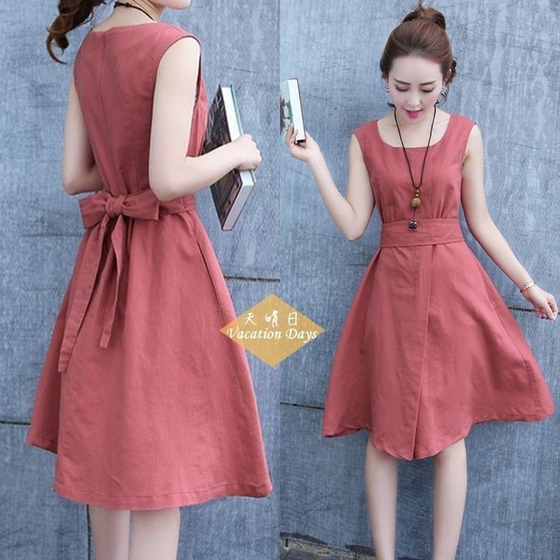 氣質橘洋裝-規格文內