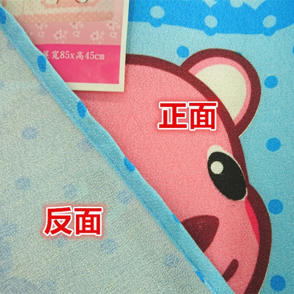 淇淇的賣場~藍色 MOMO熊點點短門簾 正版授權 台灣製造 小熊門簾 小窗簾 冷氣孔簾-細節圖4