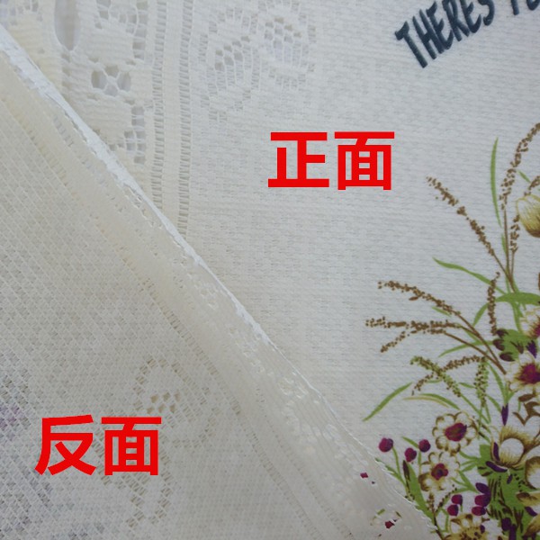 淇淇的賣場~加長歐式英文花籃門簾尺寸約85*175公分，針織紗一片式可當風水簾 隔斷簾開運招財擋煞 中間可自行剪開-細節圖2