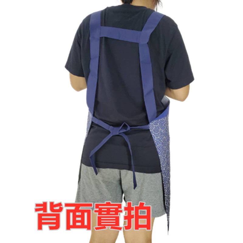 淇淇的賣場~藍 彼得兔圍裙 狐狸傳奇圍裙 正版授權台灣製 ，二口袋圍裙圍廚房圍裙咖啡廳圍裙 餐飲圍裙-細節圖4