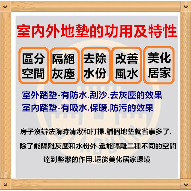 淇淇的賣場~莊園兔 動物家族法蘭絨踏墊 尺寸約:45*65CM 吸水踏墊地墊 吸水墊 防滑墊 腳踏門墊 腳踏墊。-細節圖2