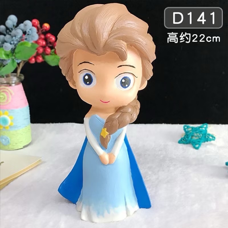 暑假特惠🇹🇼台灣出貨 👏 DIY石膏娃娃公仔塗色存錢罐彩繪搪膠白胚 DIY手工塗鴉 兒童彩繪-規格圖9