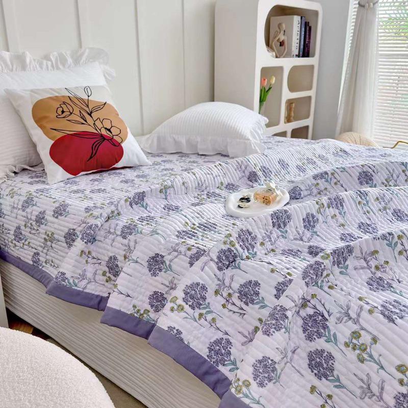 🇹🇼台灣出貨👏雙面蓋棉被涼被 可鋪可蓋 可以機洗-細節圖3