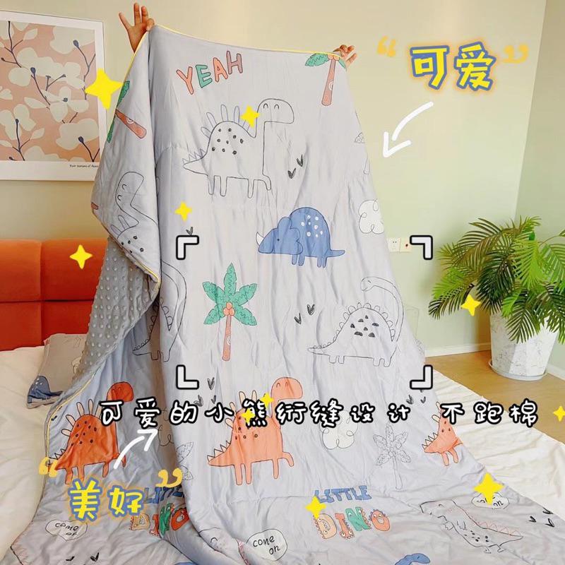 💋台灣現貨🎉台灣檢驗合格購買才安心 針織棉顆粒荳荳毯被 兒童豆豆顆粒針織夏被 整件可機洗、A類針織棉 涼被 兒童被豆豆被-細節圖4