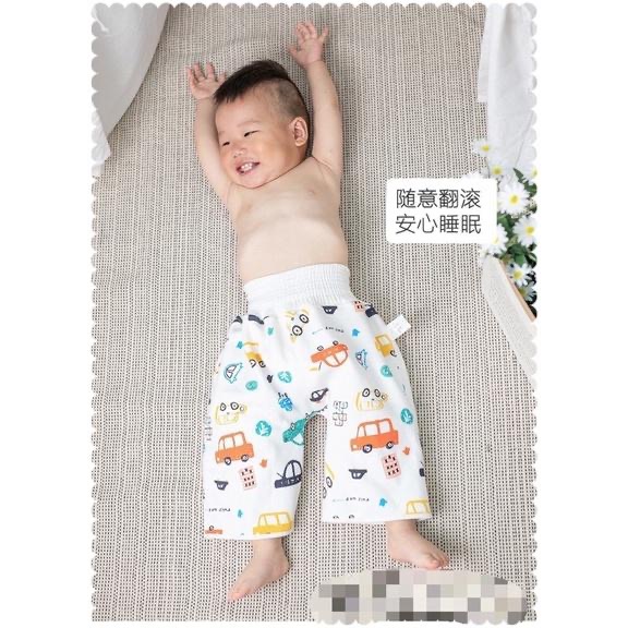 🇹🇼台灣出貨🔜快速出貨👏防水隔尿裙隔尿褲 戒尿布 寶寶防水兒童隔尿褲 嬰兒純棉可洗防水漏隔尿墊兒童尿布褲-細節圖5