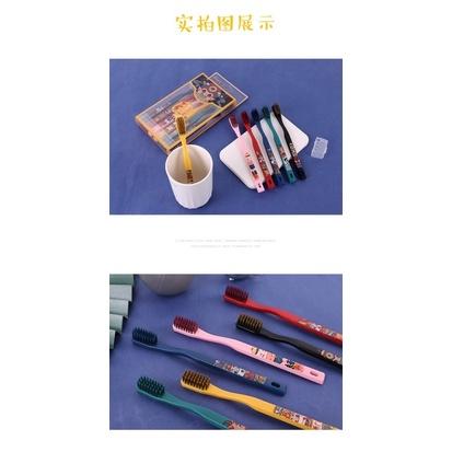 🇹🇼台灣出貨 👏方頭潮風6支裝軟毛牙刷 成人寬頭牙刷-細節圖5