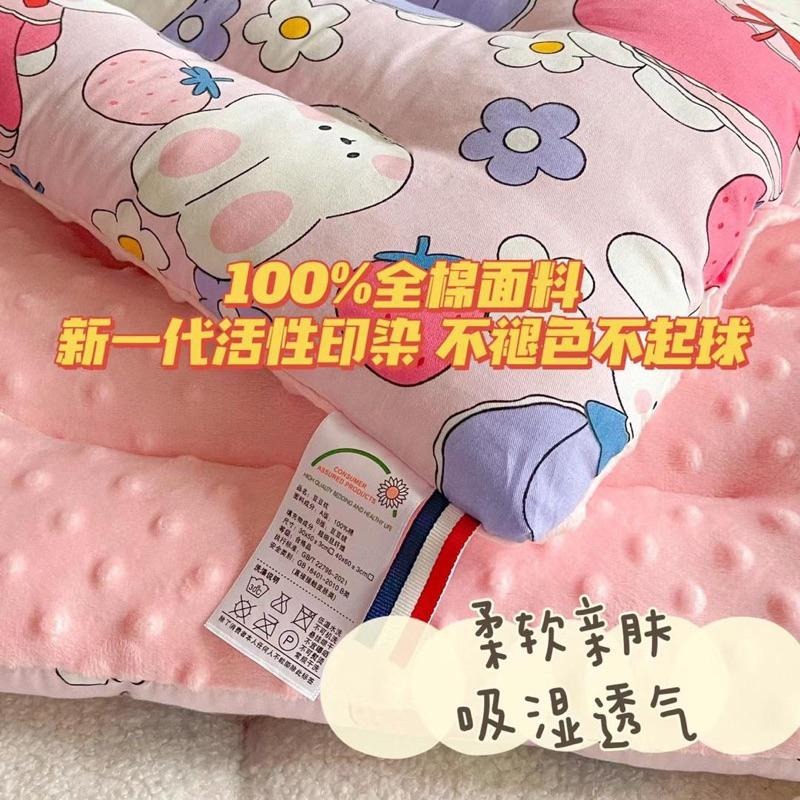 🇹🇼台灣出貨 👏台灣檢驗合格 爆款INS安撫枕 純棉卡通兒童顆粒絨枕-細節圖2