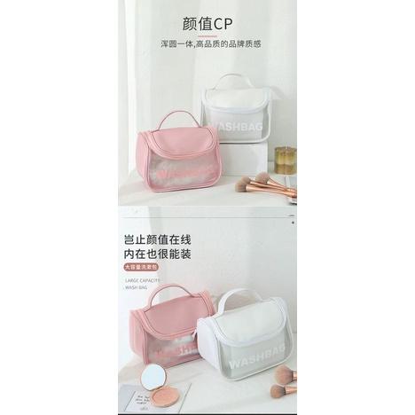 🇹🇼台灣出貨 👏優質化妝包 便攜大容量 防水化妝品收納袋 手提洗漱包 男女健身洗浴包-細節圖2