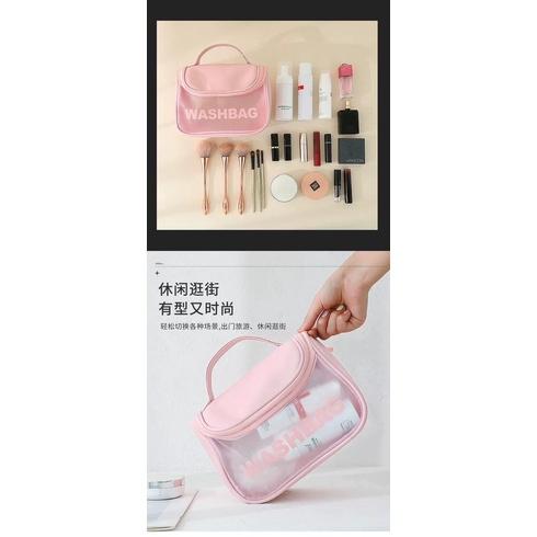 🇹🇼台灣出貨 👏優質化妝包 便攜大容量 防水化妝品收納袋 手提洗漱包 男女健身洗浴包-細節圖4
