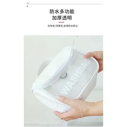 🇹🇼台灣出貨 👏優質化妝包 便攜大容量 防水化妝品收納袋 手提洗漱包 男女健身洗浴包-細節圖5