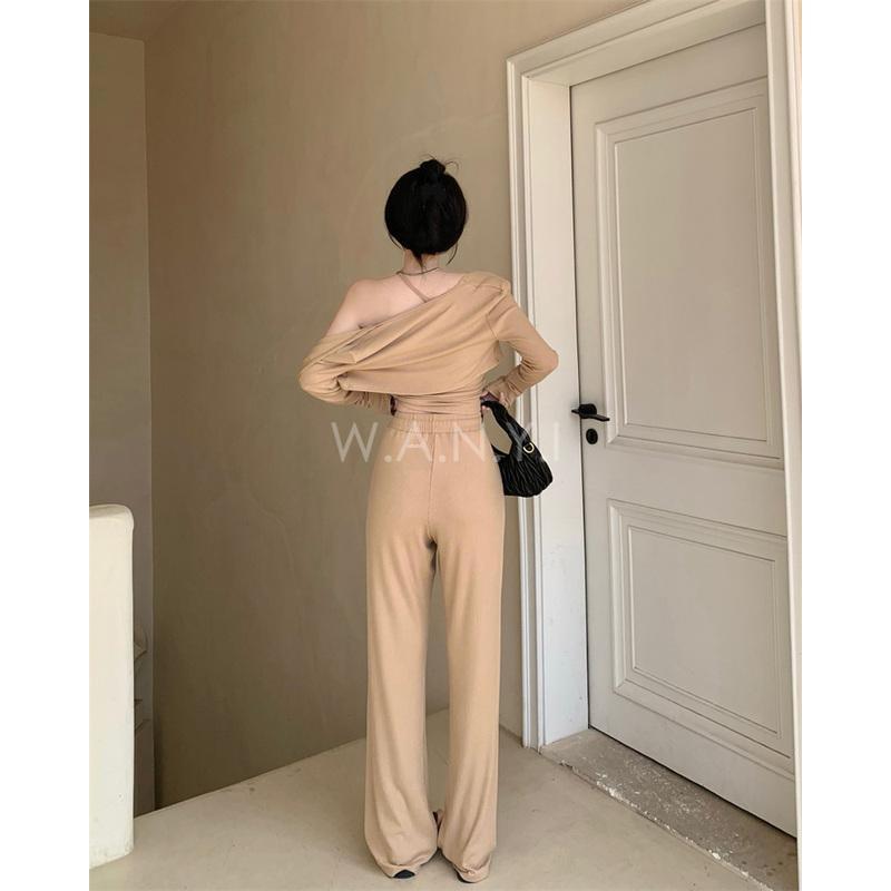 W.A.N.Y.I 字母休閒三件套裝-細節圖3