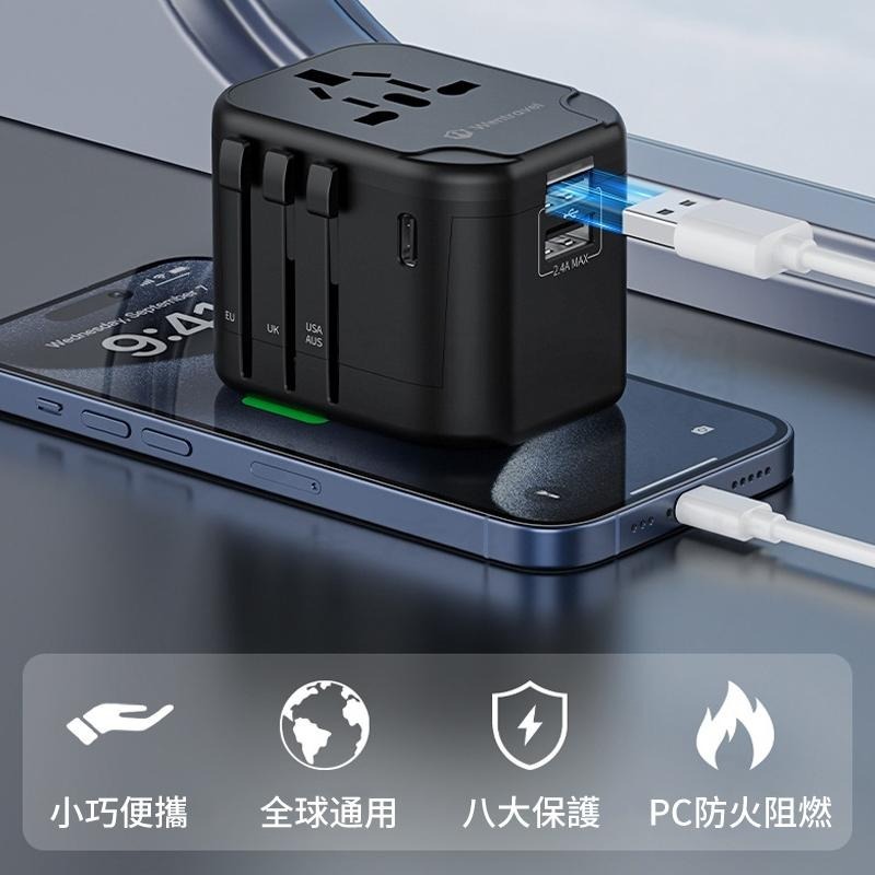 開發票🎉新北出貨🎉出國必備🔥萬國轉換插頭  變壓轉換頭 轉接頭插座 萬用插座 20w/35w/45w/65w/100w-細節圖9