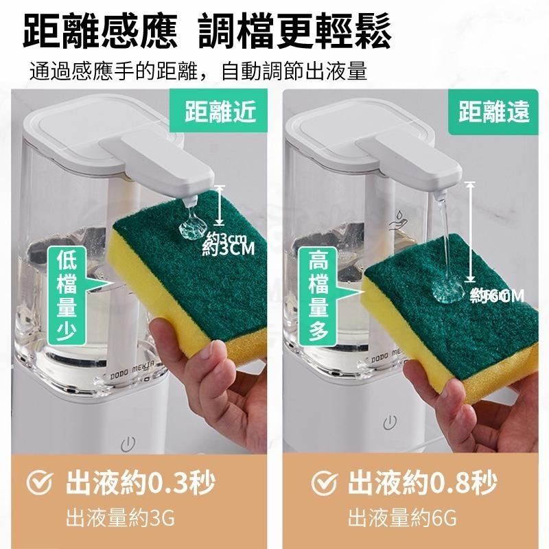 開發票🎉新北出貨🎉洗碗精自動感應器🍴 自動洗碗精機 智能感應出液 自動洗潔精機 充電款 清潔機 洗手液 沐浴乳-細節圖8