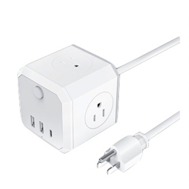 🔥新北出貨🔥轉向插座 魔方插頭 擴充延長線插頭 手機電腦線 TypeC極速快充+ 2USB插座+4電源電線插座-規格圖9