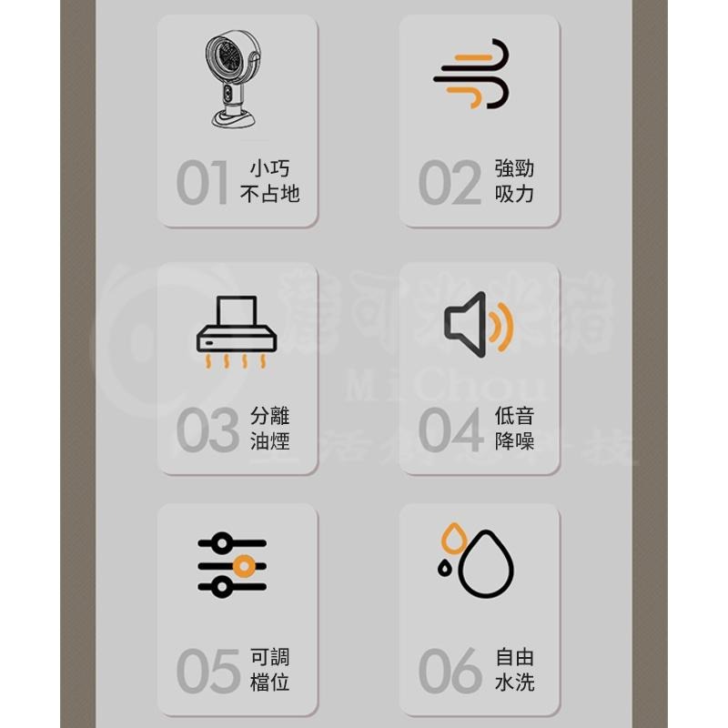 🎉新北出貨🎉抽油煙機 桌面抽油煙機 烤肉火鍋必備 可調節油煙機 迷你小型吸油煙機 移動式抽油煙機 桌面油煙機-細節圖9