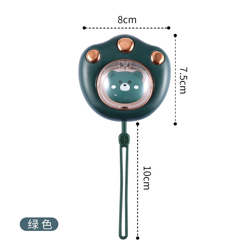貓爪暖手寶 綠色