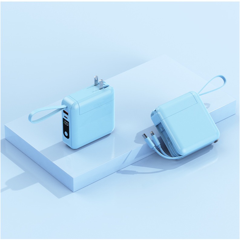 🎉標示WH🎉行動電源 可拆自帶線行動電源 自帶插頭行動電源 快充行動電源 插頭行動電源 行充 隨身充 行動充-規格圖9