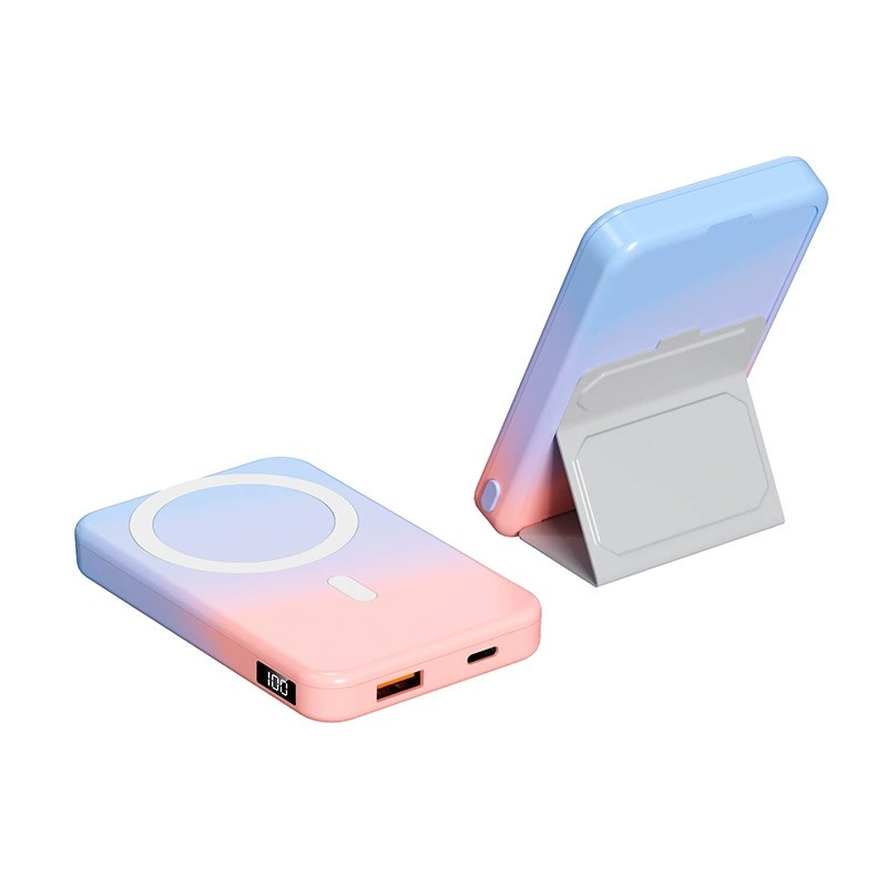 🎉新北出貨🎉磁吸行動電源 漸變色 10000mAh Magsafe 行動電源 快充無線充行動電源 type-規格圖9