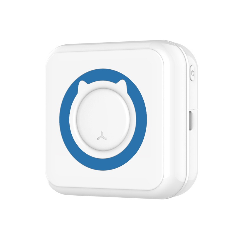 迷你口袋打印機-深藍(附贈打印紙x1)