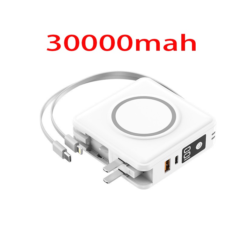 第9代-白色 30000mah磁吸快充