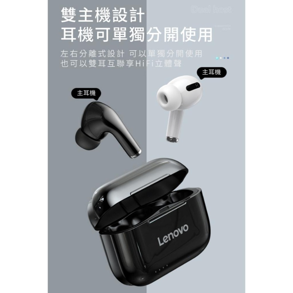 🎉新北出貨🎉聯想LP1s 真無線藍牙耳機 無線耳機 IPX4 藍芽5.0 藍芽耳機 聯想耳機-細節圖8