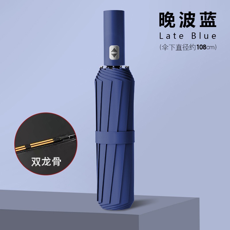 🎉新北出貨🎉雨傘 24骨自動傘 UV傘 遮陽傘 晴雨兩用 摺疊傘 加大自動傘 折疊傘 自動雨傘-規格圖9