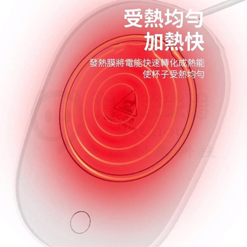🎉專注3C🎉恆溫暖杯墊禮盒裝 重力感應 USB電源 暖心杯墊 暖暖杯墊 保溫杯墊 加熱杯墊 聖誕節交換禮物-細節圖8