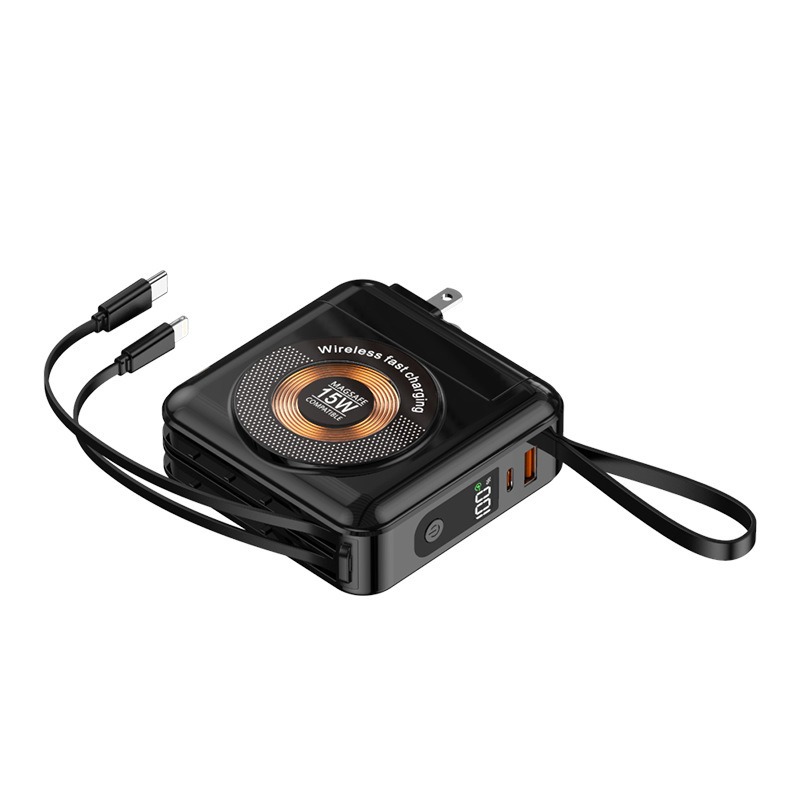 台灣認證🎉標示WH🎉20000mAh 多合一 PD快充行動電源 拆卸行動電源 自帶線行動電源 插頭行動電源行動電源-規格圖9