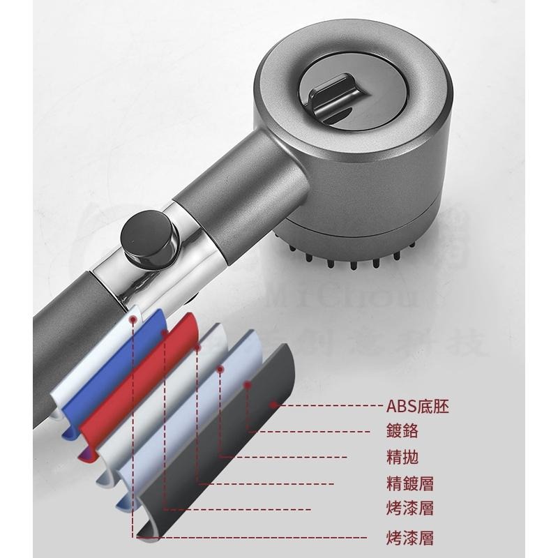 🎉專注3C🎉台灣公司貨 五段出水 止水 加壓 蓮蓬頭 spa級享受 過濾棉芯淨水功能 增壓 浴室 水龍頭 花灑-細節圖6