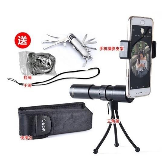 🎉專注3C🎉全金屬袖珍單筒望遠鏡 10-300倍高清晰 夜視手機拍照伸縮變倍成人金屬望眼鏡 軍規-細節圖2