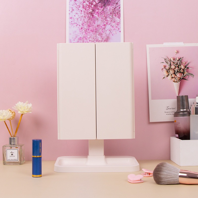 🎉多功能化妝鏡🎉led 化妝鏡 可伸縮桌鏡 化妝鏡 led 梳妝鏡 美妝鏡 化妝鏡燈 折疊化妝鏡 折疊鏡子 化妝鏡-規格圖9