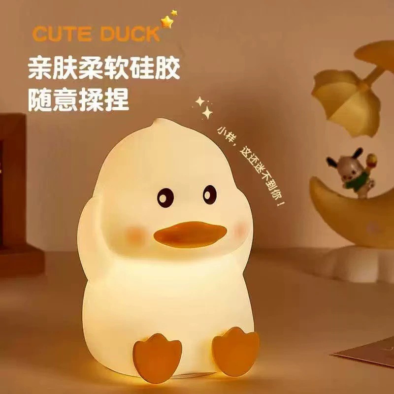 ⭐水豚小夜燈⭐卡皮巴拉小夜燈 捏捏燈 拍拍燈 寶寶夜燈 拍拍燈 氣氛燈 可愛床頭燈 夜燈 情人節 交換禮物-規格圖9