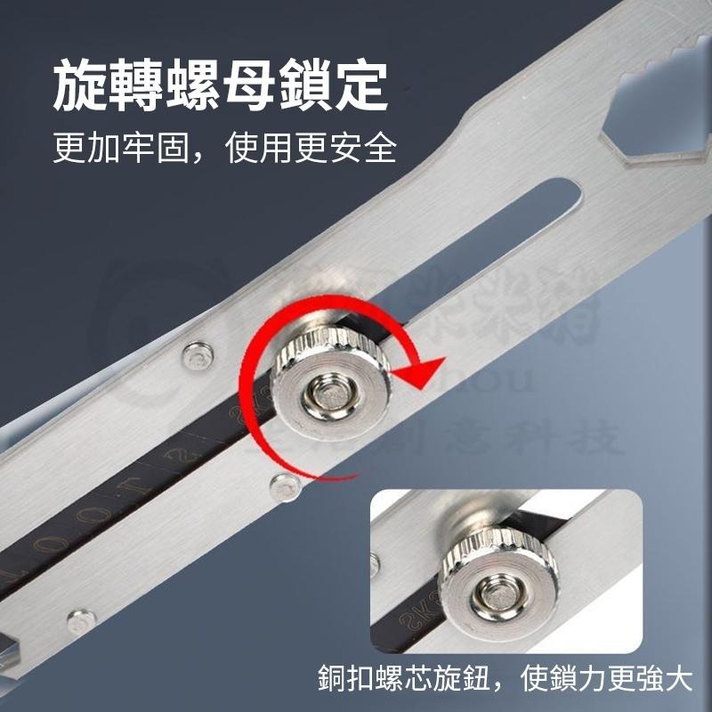 🎉德國工藝🎉不鏽鋼美工刀 全鋼美工刀 多功能美工刀 金屬美工刀 重型美工刀 刀片裁紙刀 不鏽鋼美工刀 工業美工刀-細節圖3