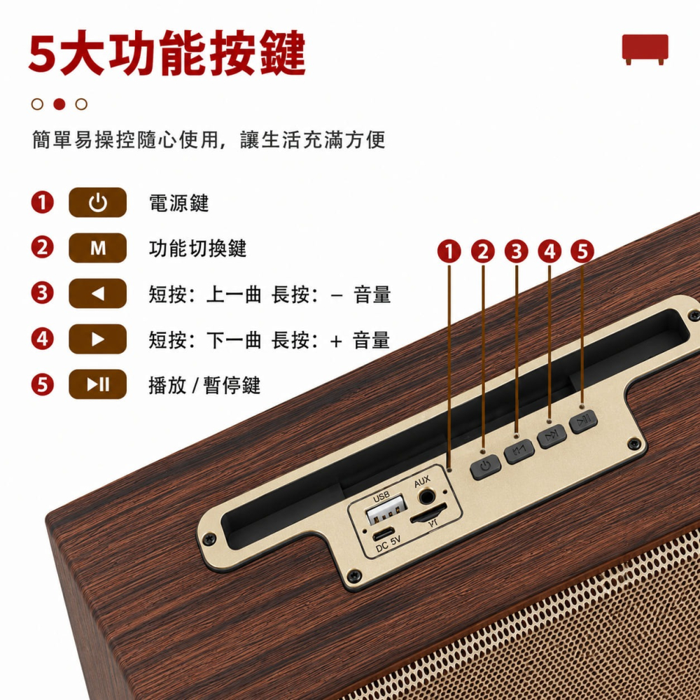 🎉柏林之聲XM-505藍芽喇叭🎉 TWS 串聯式喇叭 藍牙音響 藍牙喇叭 重低音藍芽喇叭 藍芽音響 音箱 電腦喇叭-細節圖10