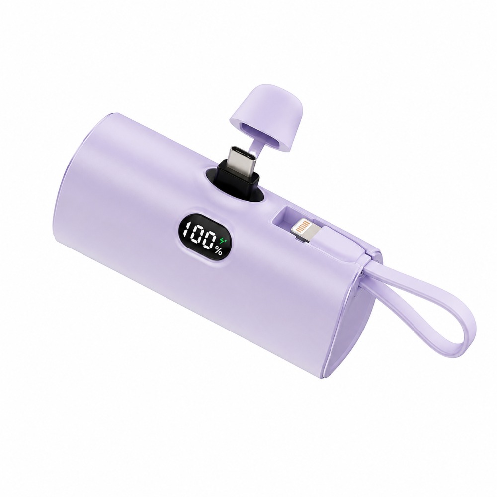 🔋加長版✈️口袋行動電源 膠囊行動電源 標WH+3C 迷你膠囊行動電源 直插式行動電源 快充 數顯 戶外移動電源-規格圖8