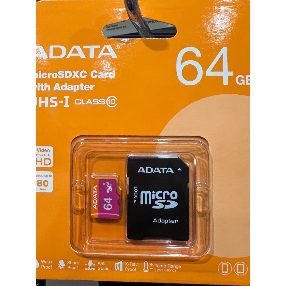 威剛 ADATA 64G U1 C10 記憶卡 Micro sd 64G 現貨-細節圖3