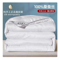 桐鄉蠶絲被100%桑蠶絲  蚕絲被  春秋被 夏涼被 空調被 學生被 保暖被 冬被 4斤  180*220CM