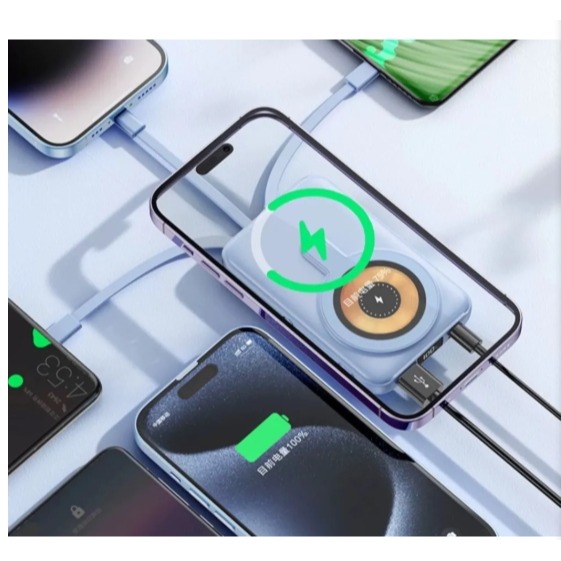 【NISDA】快充磁吸支架行動電源 10000mAh (BS-WL102)-細節圖3