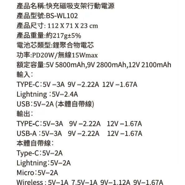 【NISDA】快充磁吸支架行動電源 10000mAh (BS-WL102)-細節圖7