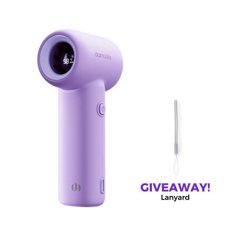 超迷你USB風扇  手持風扇｜3000mAh 強勁登場 電量顯示 小巧好攜帶 USB小風扇-細節圖2